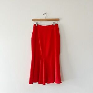 DEREK LAM 10 CROSBY | Paulette Flared MIDI Skirt | 6